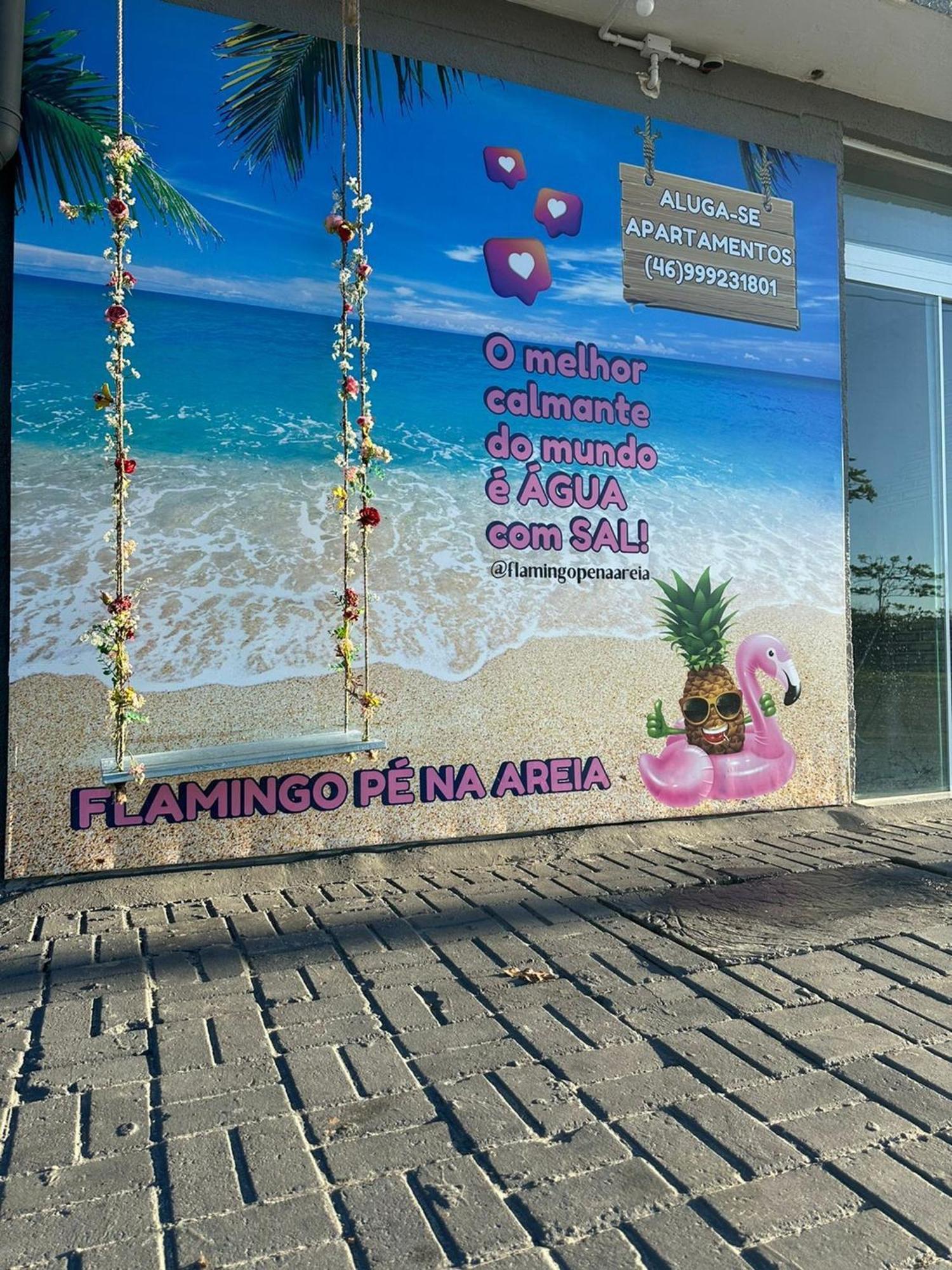 Flamingo Pe Na Areia Economico Apartment